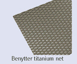 Titanium net benyttes i DELPHI
